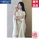 莫代爾蕾絲連衣裙披肩套裝女2025夏季新款復(fù)古設(shè)計(jì)感收腰顯瘦A字中長(zhǎng)裙 米色連衣裙【單件】 M