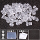 曲美思耳堵硅膠耳釘塞透明塑料皮堵耳帽耳環(huán)后塞防掉耳扣膠塞堵頭 特緊【工形耳堵】100個(gè)有