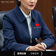碧連天垂感抗皺行政夾克女工作服定制管理單位團(tuán)體高端男年輕人外套印字 行政夾克定制（聯(lián)系客服） M