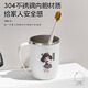 304不銹鋼漱口杯一家三口牙刷杯一家四口漱口杯刷牙杯洗漱杯牙缸 304不銹鋼漱口杯【小公主】1個裝