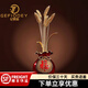 紀梵蒂 GEFIODEY黃銅工藝品大麥穗福袋聚寶盆擺件收銀臺裝飾品喬遷開(kāi)業(yè)禮品 大麥聚寶盆（小號）