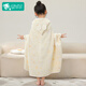 育丫丫純棉紗布披風(fēng)浴巾兒童帶帽斗篷可穿吸水洗澡浴袍嬰兒寶寶柔毛巾被 米【吉象如意6層連帽浴巾-版權畫(huà) 110*170【10歲以上】身高140-199