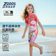 ZOGGS英國(guó)ZOGGS新款兒童泳衣男女孩套裝童 連體防曬游泳沖浪服溫泉速干 女童（萌趣兔子） 100 -110cm/10-15kg/