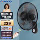 格力（GREE）壁扇壁掛式電風扇5葉掛墻式家用餐廳客廳遙控墻壁扇搖頭辦公室宿舍餐廳食堂商鋪工程 【黑色五葉遙控】FB-4006B