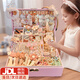 卡卡曼兒童女孩生日禮物玩具7-14歲3-6-10歲5-8-12歲女童小女生發(fā)飾禮盒 珍珠皇冠至尊款154件套 新年春節禮物3-4-6-7-8四歲公主女生首飾盒