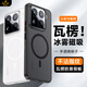 鐵布衫適用小米14/14Pro光柵手機殼ximi14保護套磁吸磨砂超薄防摔保護殼防指紋手機套 小米15【光柵磁吸丨親膚手感】-磨砂透白色