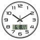 【95成新】京東京造知時(shí)系列電子萬(wàn)年歷掛鐘 鐘表時(shí)鐘掛墻客廳石英鐘35cm星耀黑
