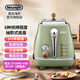 德龍(Delonghi) CTO2003.VGR多士爐  icona復(fù)古早餐系列2片式家用面包機(jī) 橄欖綠 現(xiàn)貨