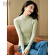 初申春秋針織衫女曠野美拉德半高領(lǐng)百搭打底衫毛衣毛衫S143Z3007