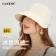 CACUSS帽子太陽帽女新款夏季可掛口罩冰絲遮陽帽防曬帽騎行棒球帽
