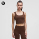 lululemon丨Wunder Train 女士低圓領(lǐng)運(yùn)動(dòng)背心 *羅紋 LW1EOOS 熔巖棕 S /6