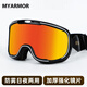 邁阿莫爾（MYARMOR）摩托車日夜兩用風鏡復古機車頭盔護目鏡男女通用近視防風防曬面罩