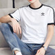 阿迪達斯（adidas）短袖男裝 26夏季新款戶(hù)外運動(dòng)健身上衣純棉透氣圓領(lǐng)時(shí)尚休閑T恤男 三葉草/白色/純棉透氣/主推 M 【建議體重120斤-140斤】