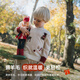 white wheat【新年限定】男童女童新年圣誕毛衣2024秋冬兒童蛇年開(kāi)衫 米白 100