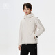 KOLON SPORT/可隆防水沖鋒衣 男子戶外徒步登山2L防風(fēng)戶外連帽透濕夾克外套 LHJK5MNT01-BI 白樺色 XL 180/100A