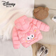 迪士尼秋冬兒童羽絨棉服新款男女童寶寶外套嬰幼兒棉衣小童保暖輕薄棉襖 粉紅色 100 (建議身高80-90CM)