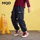馬騎頓（MQD）MQD男童25春中大童工裝戶(hù)外露營(yíng)登山休閑褲 藏青 150