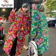啄木鳥（TUCANO）農(nóng)村東北大棉襖冬大衣男款加厚衣服男加長花棉襖子保暖新中式棉衣 紅色【男女同款】 L 【110-130斤】