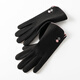 京譯達雅手套女秋冬天德絨保暖薄款觸屏防風(fēng)戶(hù)外運動(dòng)開(kāi)車(chē)自行車(chē)騎行手套 黑色【201】