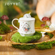 JOYYE馬克杯陶瓷水杯子帶蓋勺實(shí)用生日禮物送女生愛(ài)麗絲聯(lián)名款伴手禮