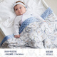 DOMIAMIA豆豆毯嬰兒被子幼兒園午睡毯兒童豆豆被冬季薄夾棉蓋毯 春日宴野-雙層紗布豆豆毯(23℃+) 110*140cm