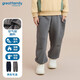 歌瑞家（greatfamily）兒童褲子2025春季新款男中大童裝機能褲長(cháng)褲運動(dòng)褲休閑褲A類(lèi)樂(lè )友 灰色 130 【6-7歲】