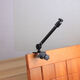 華固投影儀支架免打孔木質(zhì)床頭宿舍極米當貝小米家用投影儀支架可調節投天花板 【加強云臺】床頭鋼夾+20cm粗桿