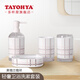 多樣屋（TAYOHYA）洗漱四件套衛(wèi)浴漱口杯衛(wèi)生間刷牙杯浴室家用洗漱套裝高端輕奢禮盒 洗漱四件套-白色