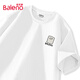 班尼路（Baleno）短袖男夏季青少年創(chuàng)意潮牌百搭休閑寬松小眾t恤吸汗透氣半截袖