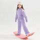 笛莎（DEESHA）童裝女童套裝2025秋季小女孩兒童甜酷運動(dòng)兩件套 紫色 160