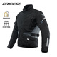 DAINESE/丹尼斯 TEMPEST 3摩托車(chē)防水騎行服四季透氣保暖防摔摩旅機車(chē)服 Y21/黑-烏木色(男款) 50