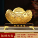 御時(shí)居招財(cái)進(jìn)寶銅元寶擺件花絲工藝品客廳玄關(guān)酒柜輕奢裝飾喬遷開業(yè)禮物 招財(cái)進(jìn)寶花絲銅元寶 高約18cm