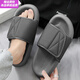 TWTCKPI糖尿病足專(zhuān)用拖鞋 男女加寬可調節痛風(fēng)專(zhuān)用鞋糖尿病涼拖鞋術(shù)后腳 面包鞋：灰色 46 標準碼