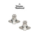 薇薇安·威斯特伍德（Vivienne Westwood）西太后官方旗艦正品滿鉆愛心耳釘輕奢耳環(huán)送女友情人節(jié)禮物 水晶愛心耳釘 2