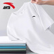 安踏冰絲速干短袖t恤男2026春夏季薄款圓領(lǐng)透氣寬松跑步健身上衣運動(dòng) 【冰絲速干-涼爽透氣】A款純凈白 L /175