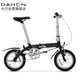大行（DAHON）折疊自行車(chē)14英寸超輕便攜小輪男女式單車(chē)BYA412 黑色BA接頭