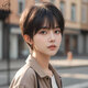 假發(fā)女短發(fā)高端全真發(fā)全頭套自然減齡空氣劉海光頭化療整頂假發(fā)套 遞針圓頂芯-全真人發(fā) 自然黑 短發(fā)