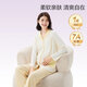 全棉時(shí)代孕婦月子服7A抗菌產(chǎn)后哺乳孕婦裝秋冬睡衣家居服套裝 檸檬黃160
