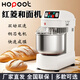 HOPOOT浩博紅菱和面機商用雙速雙動(dòng)打粉機多功能攪拌機廚師機面團面包打面機揉面機烘焙店甜品店設備20L和面機（雙定時(shí)）DM-20GT