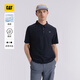 CAT卡特短袖polo衫男25春新品涼感面料休閑短TCO1POW17821C09/97/99 黑色 2XL