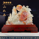 菲斯鉑亞孤品天然玉石開業(yè)擺件雕刻山水公司客廳玄關靠山石擺設喬遷高端禮 江山如畫（長82CM高貨）一物一圖