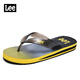 Lee人字拖男士2025夏季外穿防滑夾腳沙灘涼拖鞋男潮流時(shí)尚人字拖 黃色 41 (255mm)