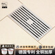 漢鯊 HSAK奶油風(fēng)地漏全銅拉絲防臭地漏蓋芯浴室衛(wèi)生間淋浴洗衣機密封隱形器 E2【長條地漏8x15cm】DL205-15L