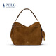 Polo Ralph Lauren 拉夫勞倫 Polo ID 女配 經(jīng)典款牛絨面革挎包RL53629 999-棕色 ONE