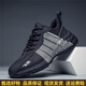 輕奢侈男鞋品牌包底老爹鞋2026春秋新款休閑運動(dòng)跑步鞋增高鞋子男 黑灰 38