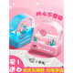 幼兒園兒童名字印章水晶姓名印章防水姓名貼卡通可愛(ài)寶寶衣服水洗不褪色小孩衣物口罩刻章定做小學(xué)生寶寶印章 流沙款-粉色-  下單請備注：姓名