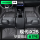 車(chē)麗友甄選專(zhuān)用 于15-20款北京現代ix25腳墊TPE全包圍后備箱墊地毯汽車(chē)用品 單層TPE 現代IX25
