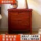 余氏森林木免安裝實(shí)木床頭柜儲物柜新中式經(jīng)濟性臥室收納柜經(jīng)濟性實(shí)用床邊柜 平抽款海棠色【整裝發(fā)貨】