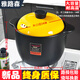 雅路森砂鍋燉鍋家用耐高溫明火燉湯鍋?lái)n式養生砂鍋煤氣燃氣煲湯沙鍋加厚 A6.0L高款 推薦6-8人 6L