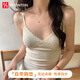 FitonTon性感蕾絲吊帶背心女帶胸墊免穿文胸無袖美背女打底上衣可外穿膚